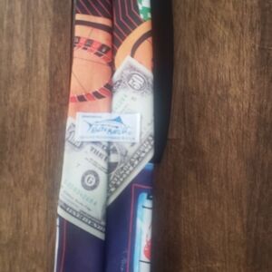 Ralph Marlin Multicolor Money Print Tie